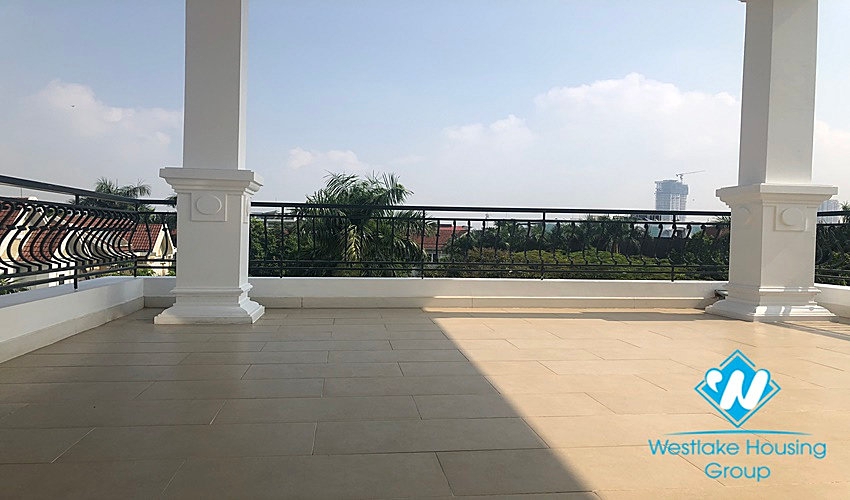 Beautiful new villa with full new equipments for rent in Ciputra, Tay Ho